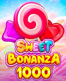 Скриншот игрового автомата Sweet Bonanza 1000 от Pragmatic Play в интерфейсе Lucky Bear Casino с каскадным выигрышем 328x и активными бомбами-множителями на игровом поле 6x5